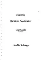 MicroMac Marathon Accelerator User Guide V1.0 1995