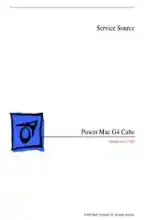 Apple Service Source Power Mac G4 Cube 1993