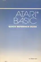 Atari BASIC: quick ref guide