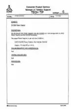 CX 5200 Field Service Manual Updates