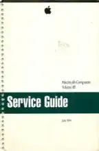 Macintosh Computers Service Guide Volume III