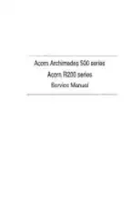 Acorn Archimedes 500 Series - Acorn R200 Series Service Manual 
