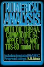 numerical analysis with the ti994a et al