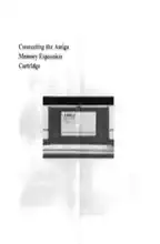 Amiga Manual: Connecting the Amiga Memory Expansion Cartridge 