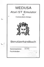Amiga Manual: Medusa Atari ST Emulator V2.00 Handbuch 