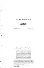 Amiga Manual: A3000 System Schematics 