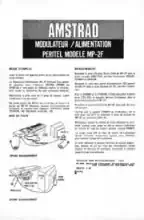 Amstrad Modulateur Alimentation Peritel Modele MP-2F