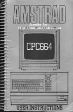 Amstrad CPC664 User Instructions (1985)(AMSOFT)[a]