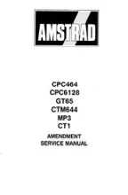 AMSTRAD GT65 User manual