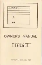 Atari ITalk II Owners Manual