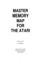 Master memory map for the Atari