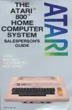 Atari 800 Home Computer System Salesperson