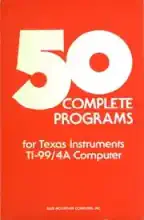 50 complete programs for TI99/4a computer
